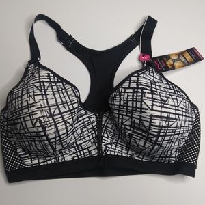 Maidenform Sport Secure Zip Front Underwire Bra
